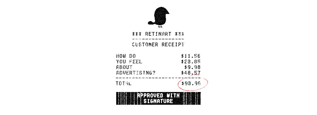 How do you feel about advertising? artwork