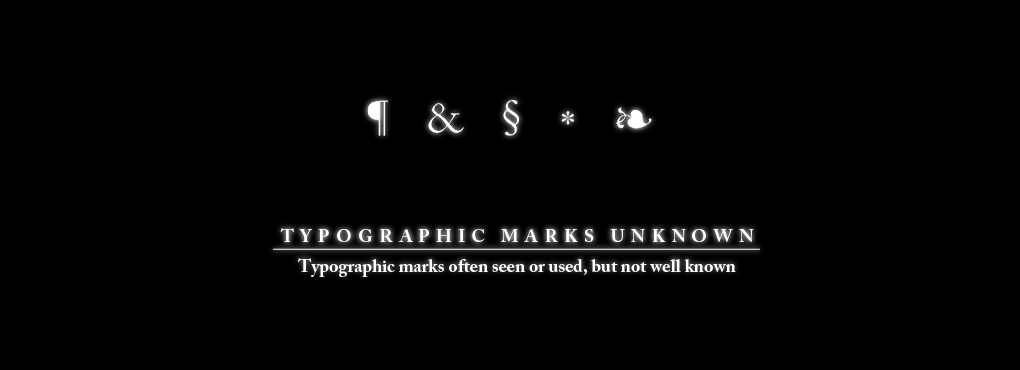 Typographic Marks Unknown artwork