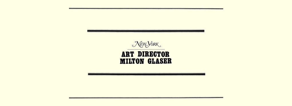 Art Director: Milton Glaser artwork