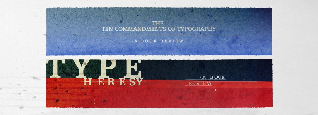 The Typographic Commandments artwork