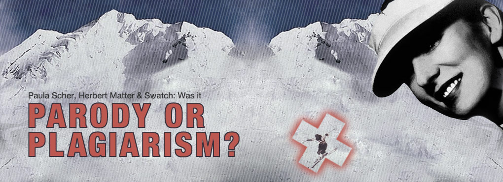 Paula Scher, Herbert Matter & Swatch: Was it Plagiarism or Parody? artworks 